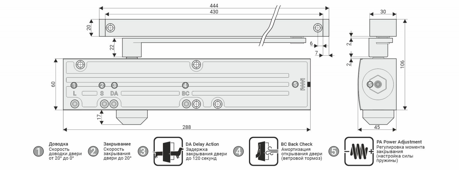 NOTEDO DC-045-155 SL+HO+DA+BC PRO--22 NOTEDO DC-045-155 SL+HO+DA+BC PRO
