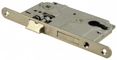 Замок под цилиндр ML85SN (матовый никель)